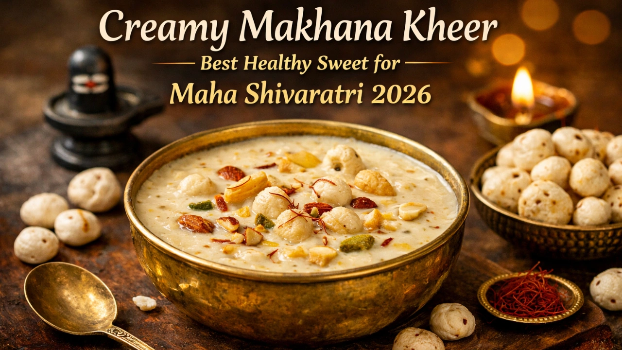 Creamy Makhana Kheer for Maha Shivaratri Fasting 2026