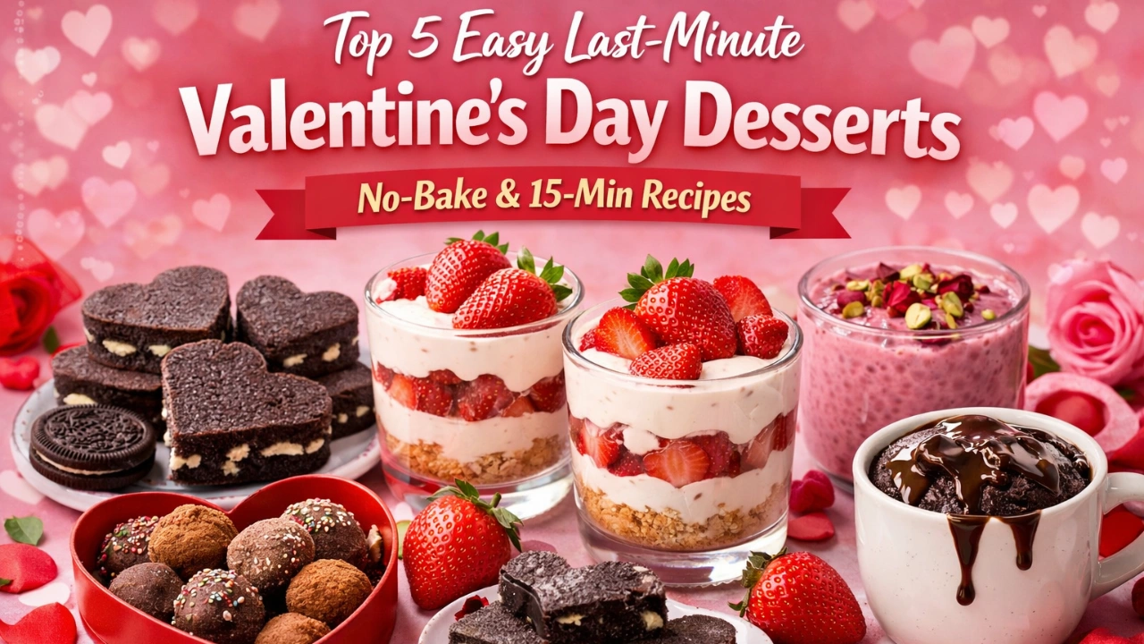 late minute valentines day desserts