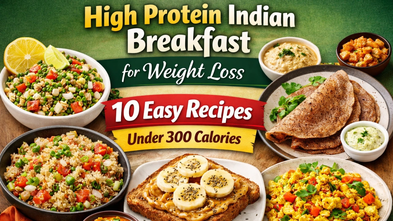 10-Minute High-Protein Indian Breakfasts for Busy Mornings.