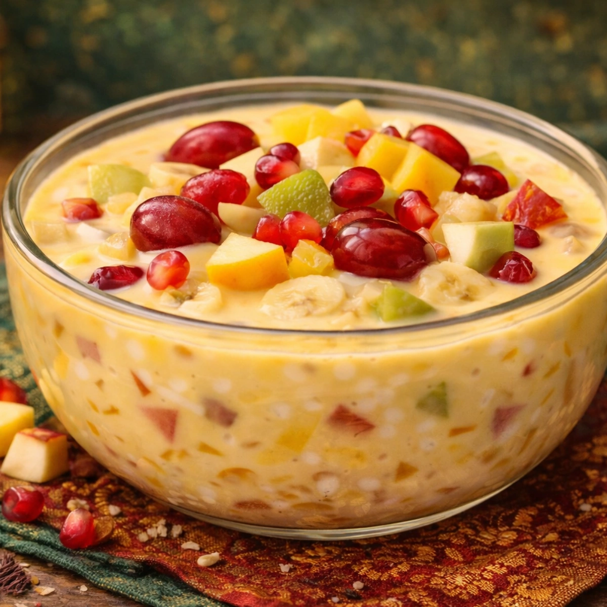 mixed-fruit-custard-with-jelly-twist-dessert-glasses