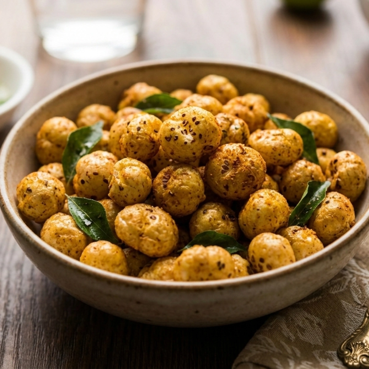 Low Calorie Roasted Makhana for Weight Loss