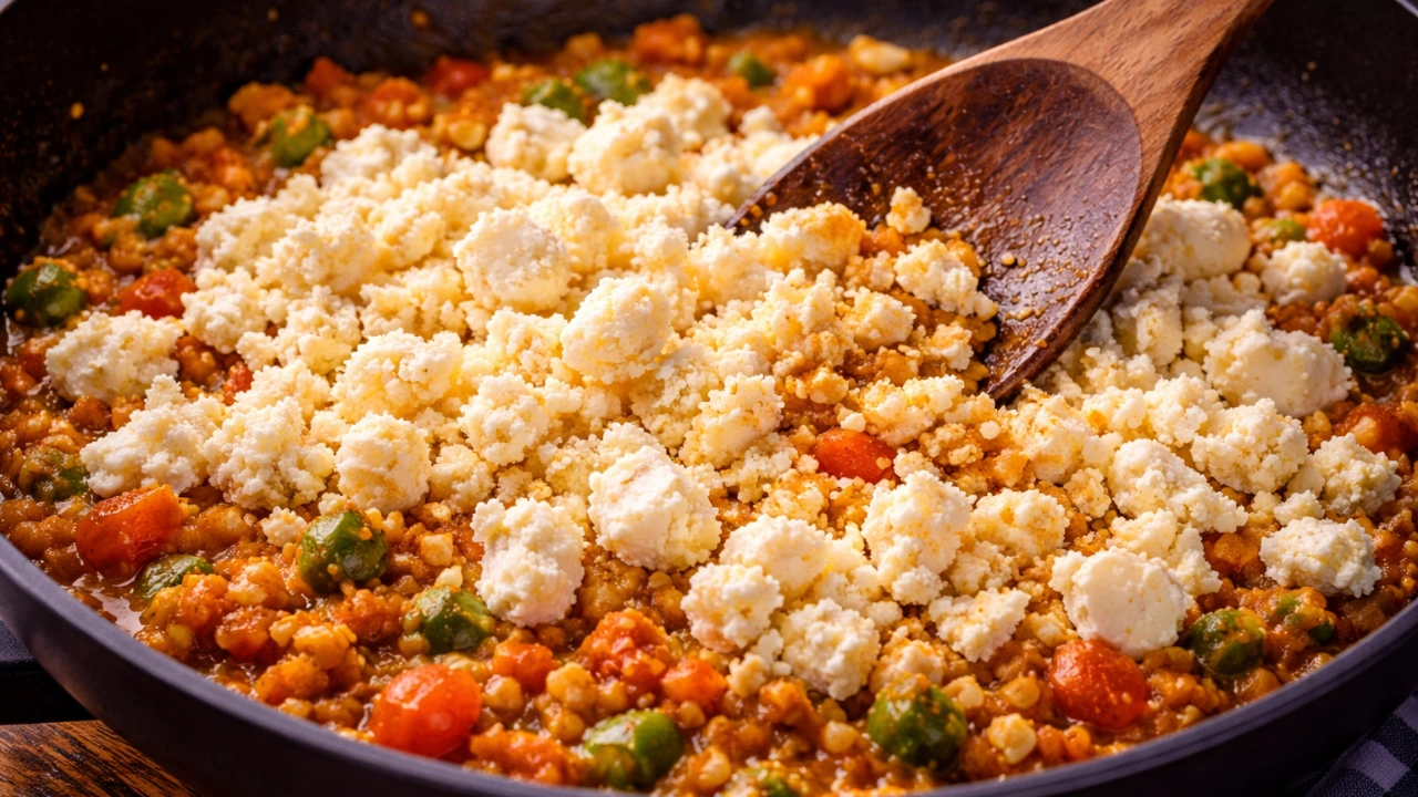 Paneer Bhurji for Breakfast