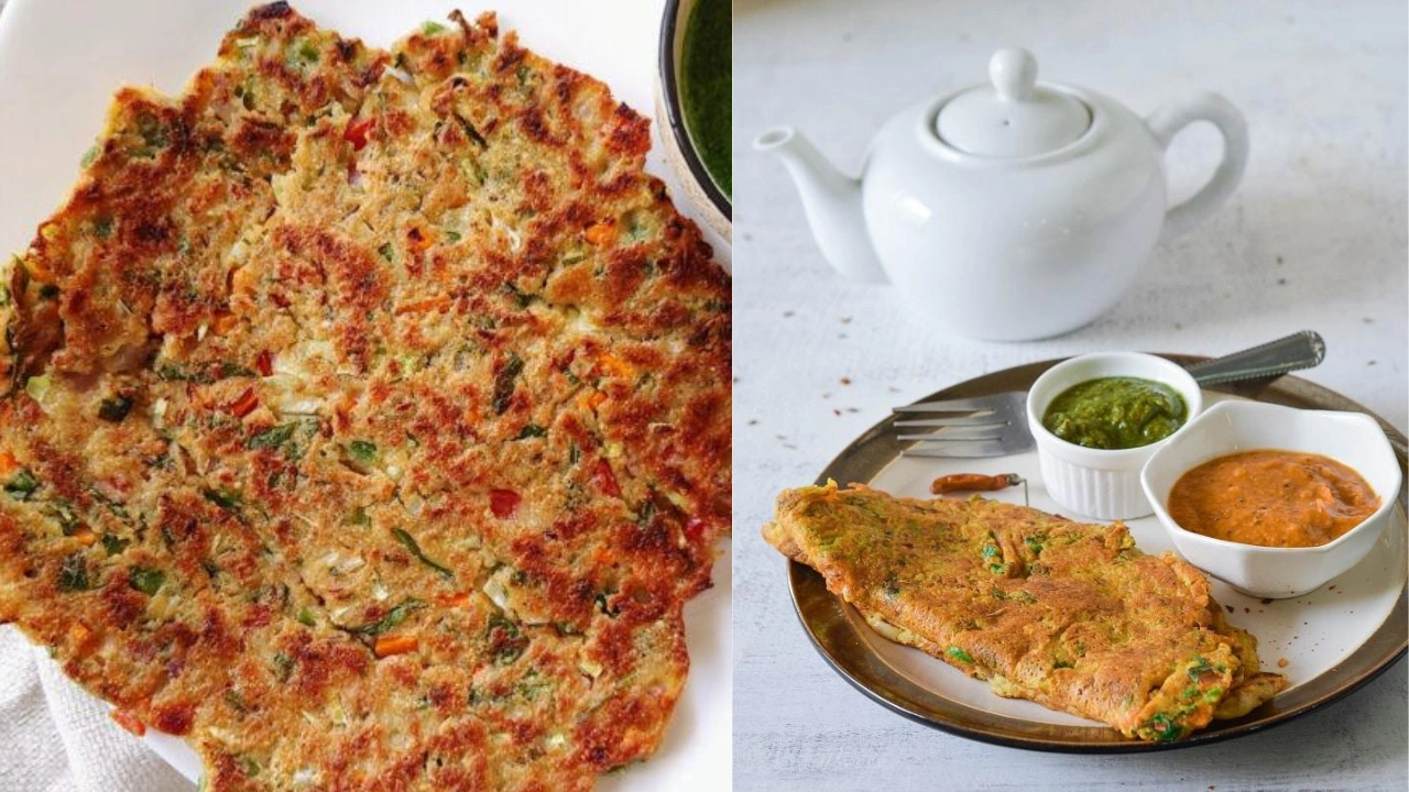 Classic Vegetable Oats Cheela