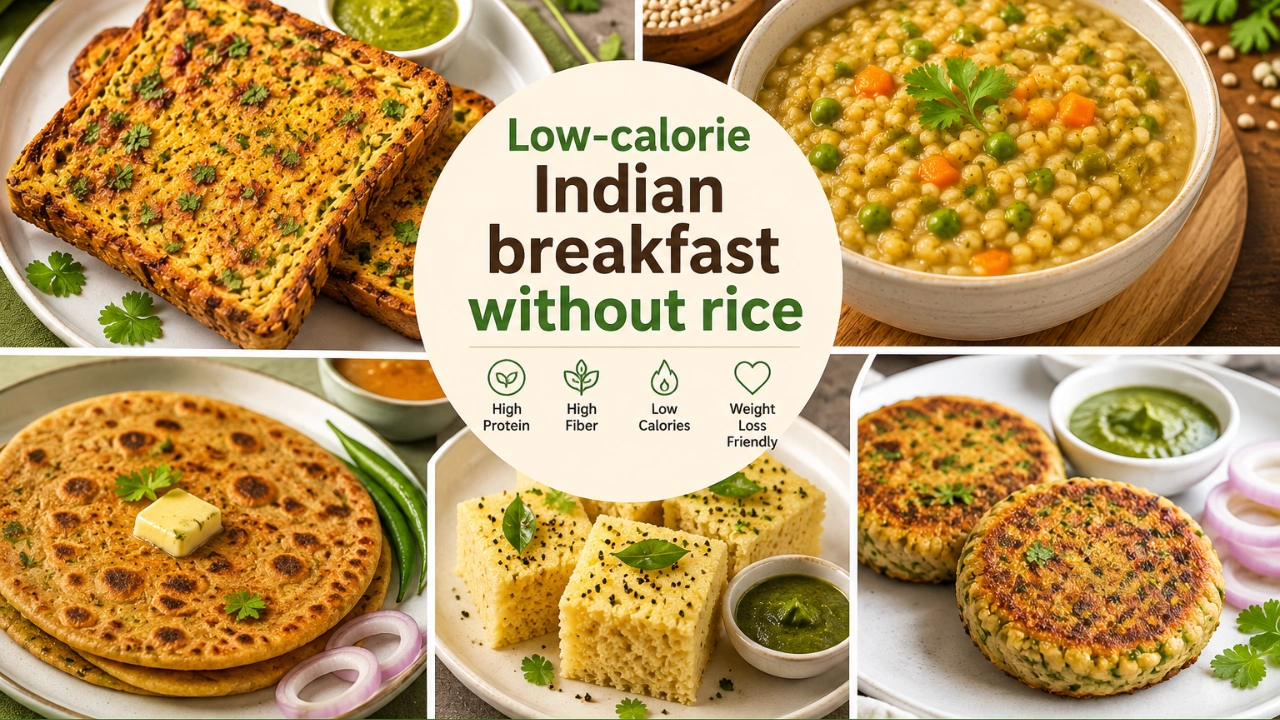 No Rice breakfast recipies for Weight Loss